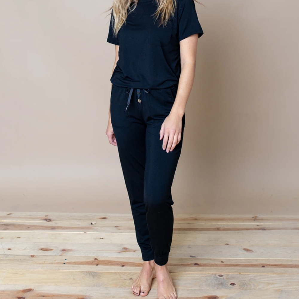 Lates by Kate XS black pajama set